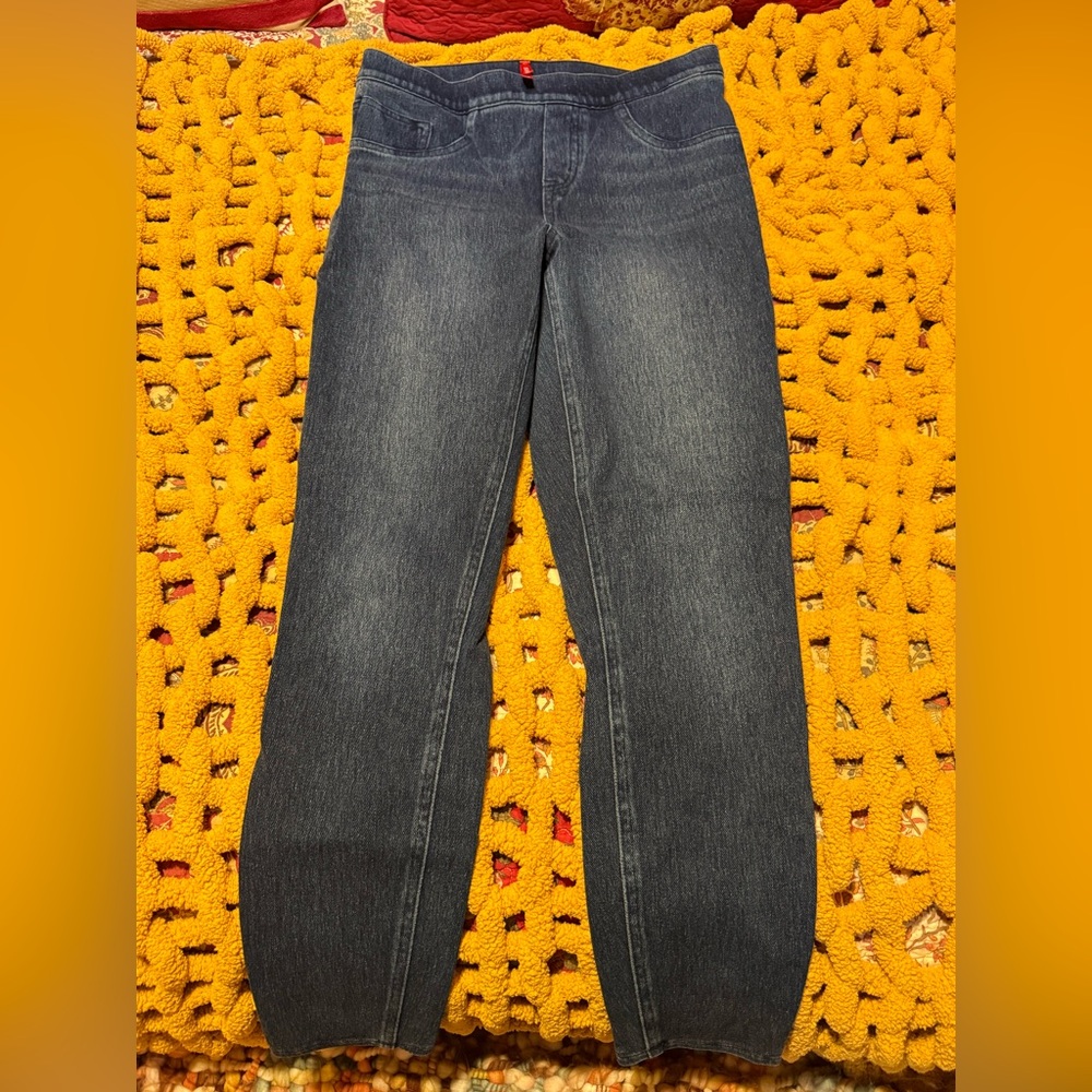 SPANX Dark Blue Women's Straight Jeggings